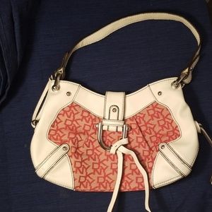 DKNY, NEW, WHITE RED SMALL BAG